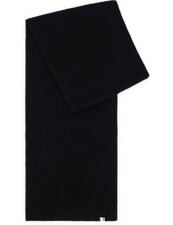 BOSS - Virgin-wool roll-neck poncho with logo trim