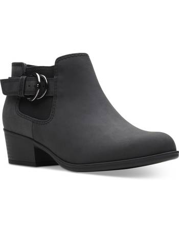 Clarks Women's Breeze Range Ruched Ankle Booties