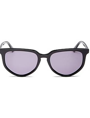 McQ Alexander McQueen Gold and Blue Gravity Bar Sunglasses McQ