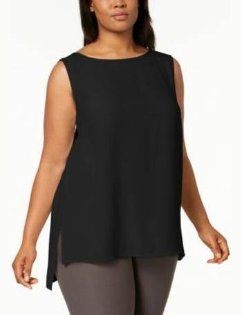 Eileen Fisher Plus Size Silk Camisole - Macy's