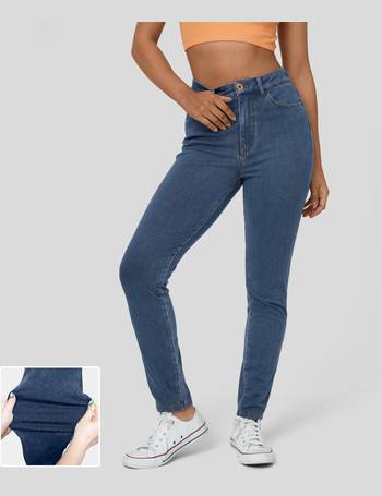 HalaraMagic™ High Waisted Button Pockets Stretchy Knit Casual Flare Jeans