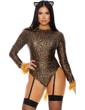 Sexy Black Zipper Bodysuit Costume – AMIClubwear