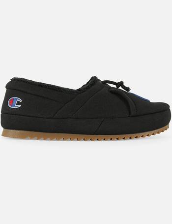 Champion slippers online black