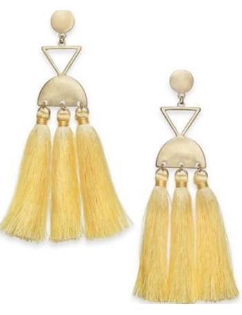 Lonna & lilly Gold-Tone Beaded Threader Earrings