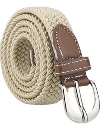 Women's 2 Inch Wide Adjustable Braided Belt by CTM