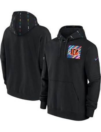 Men's Nike Black Cincinnati Bengals Primary Logo Performance Pullover Hoodie