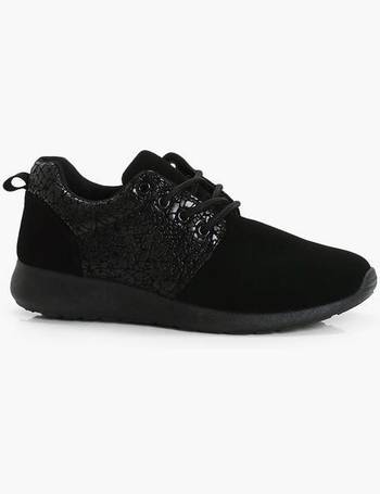 boohoo slip on trainers