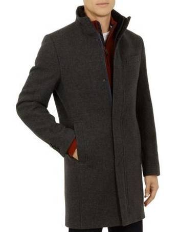 ted baker margate funnel neck coat