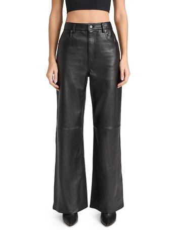 BLANKNYC Vegan Leather Hoyt Mini Boot Cut Pants