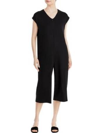 Eileen Fisher V-Neck Ankle Jumpsuit