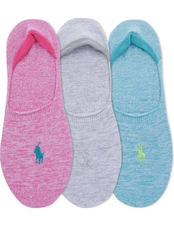 POLO RALPH LAUREN - Cotton-blend set of three liner socks