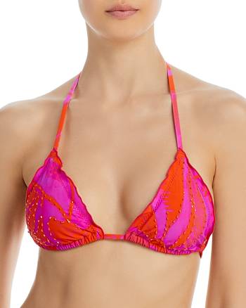 Shop Bloomingdale's Pq Swim Women's Triangle Bikini Tops up to 55% Off