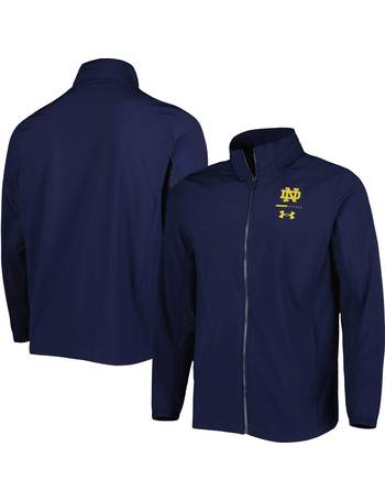 Men's Under Armour Navy Navy Midshipmen Swoven Performance Full-Zip Jacket