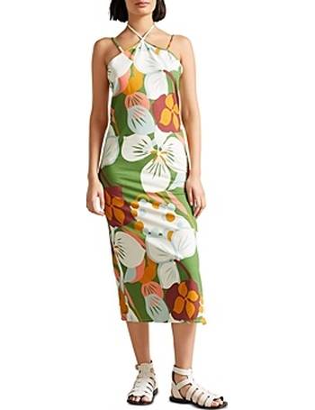 liziiey masquerade printed bodycon dress