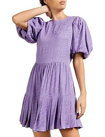 ted baker miyya pleated bib dress