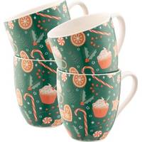 Belleek Pottery Christmas Mugs