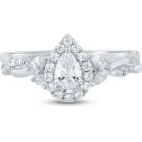 Zac Posen Women's Pear Engagement Rings