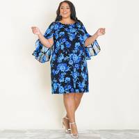 Connected Apparel Women's Printed Dresses