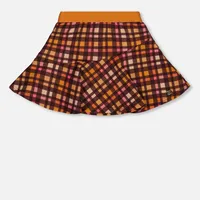 Deux Par Deux Girls' Plaid Skirts