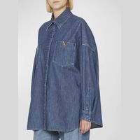 Neiman Marcus Women's Denim Shirts