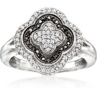 Shop Premium Outlets Ross Simons Women's Black Diamond Rings