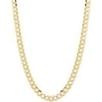 Macy's Italian Gold Women's White Gold Necklaces