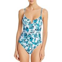 Red Carter Women's One-Piece Swimsuits