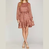 She & Sky Women's Long-sleeve Dresses