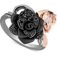 Macy's Enchanted Disney Fine Jewelry Women's Black Diamond Rings