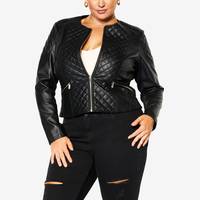 City Chic Women's Faux Leather Jackets