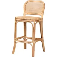 Baxton Studio Rattan Bar Stools