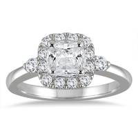 Shop Premium Outlets White Gold Engagement Rings For Women