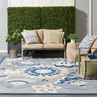 Nourison Outdoor Floral Rugs