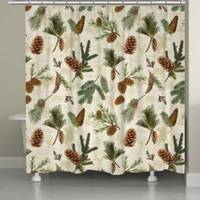 Macy's Laural Home Fabric Shower Curtains