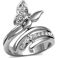 Luxe Jewelry Designs Women's Butterfly Rings