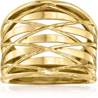 Shop Premium Outlets Ross Simons Women's Yellow Gold Rings