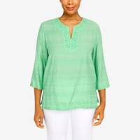 Alfred Dunner Women's Lace Tops