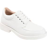 Journee Collection Women's White Sneakers