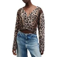 Bloomingdale's Women's Leopard Sweaters