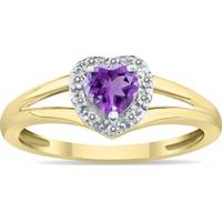 Shop Premium Outlets Women's Heart Diamond Rings