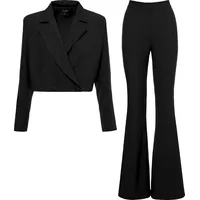 Bluzat Women's Cropped Blazers