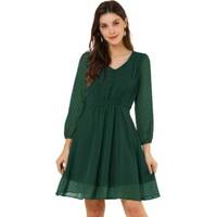 Allegra K Women's Green Dresses