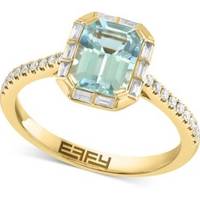 Macy's Effy Jewelry Women's Aquamarine Rings