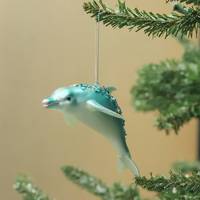 Beatleru Glass Christmas Ornaments