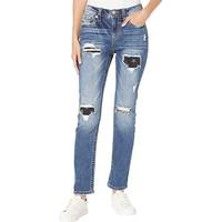 Miss Me Women's Patched Jeans