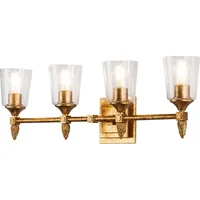 LuxeDecor Lucas McKearn Gold Bathroom Lighting