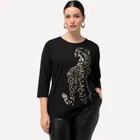 Ulla Popken Women's Leopard Tops