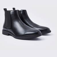 boohooMAN Men's Leather Boots