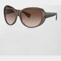 Neiman Marcus Women's Round Sunglasses