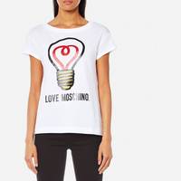 Women's Love Moschino Crew Neck T-Shirts